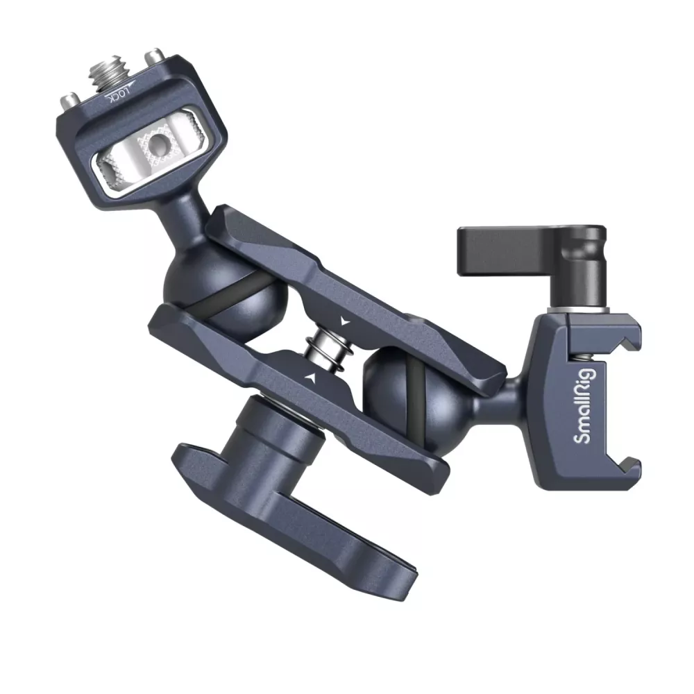 SMALLRIG MAGIC ARM WITH DUAL BALL HEADS (1/4”-20 SCREW AND NATO CLAMP) 3875
