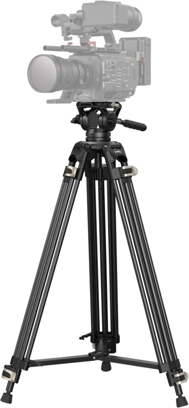 SMALLRIG 3751 Video Tripod Heavy-Duty with Fluid Head AD-01