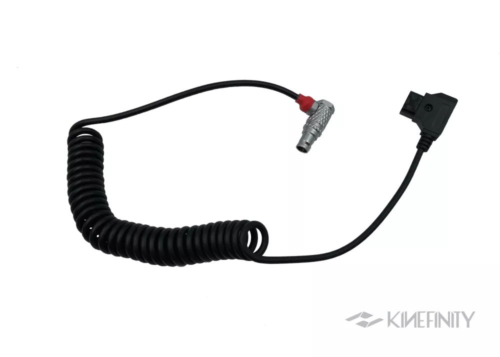 Kinefinity Kine D-TAP Power Cord (Coiled Cord – Soft Turn, 0.8M)
