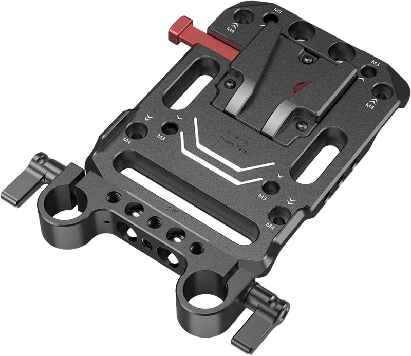 SMALLRIG 3016 Battery Plate V-Mount w Rod Clamp