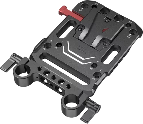 SMALLRIG 3016 Battery Plate V-Mount w Rod Clamp