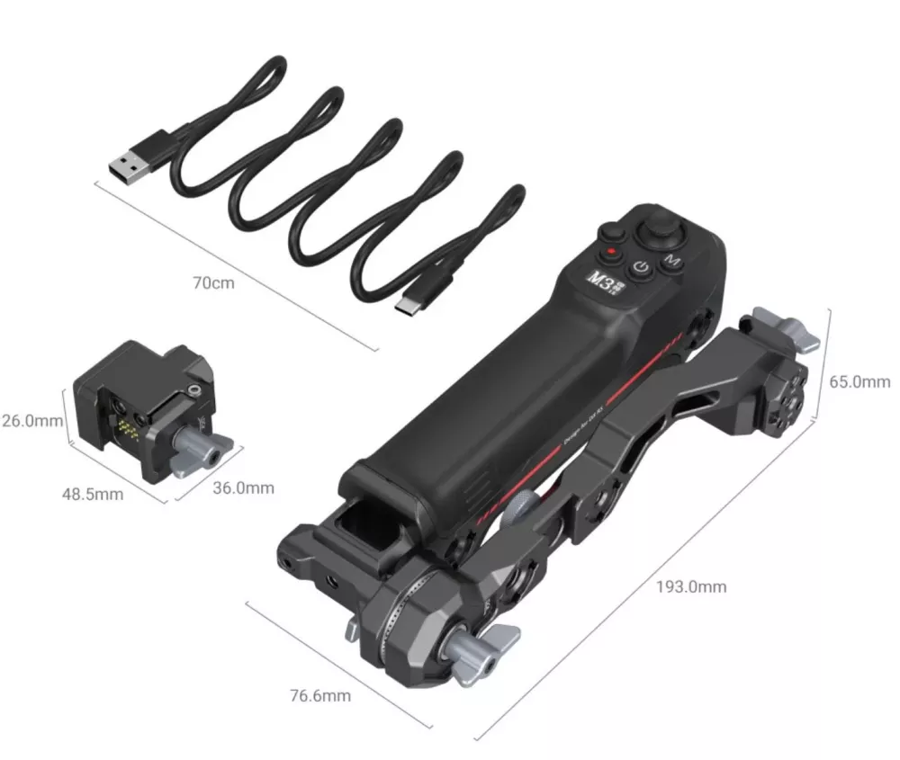 SMALLRIG TRÅDLÖS KONTROLL HANDGREP FÖR DJI RS SERIES 3919