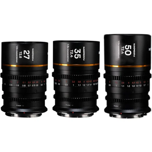 Laowa Nanomorph T2.4 1.5X S35 3-Lens Set