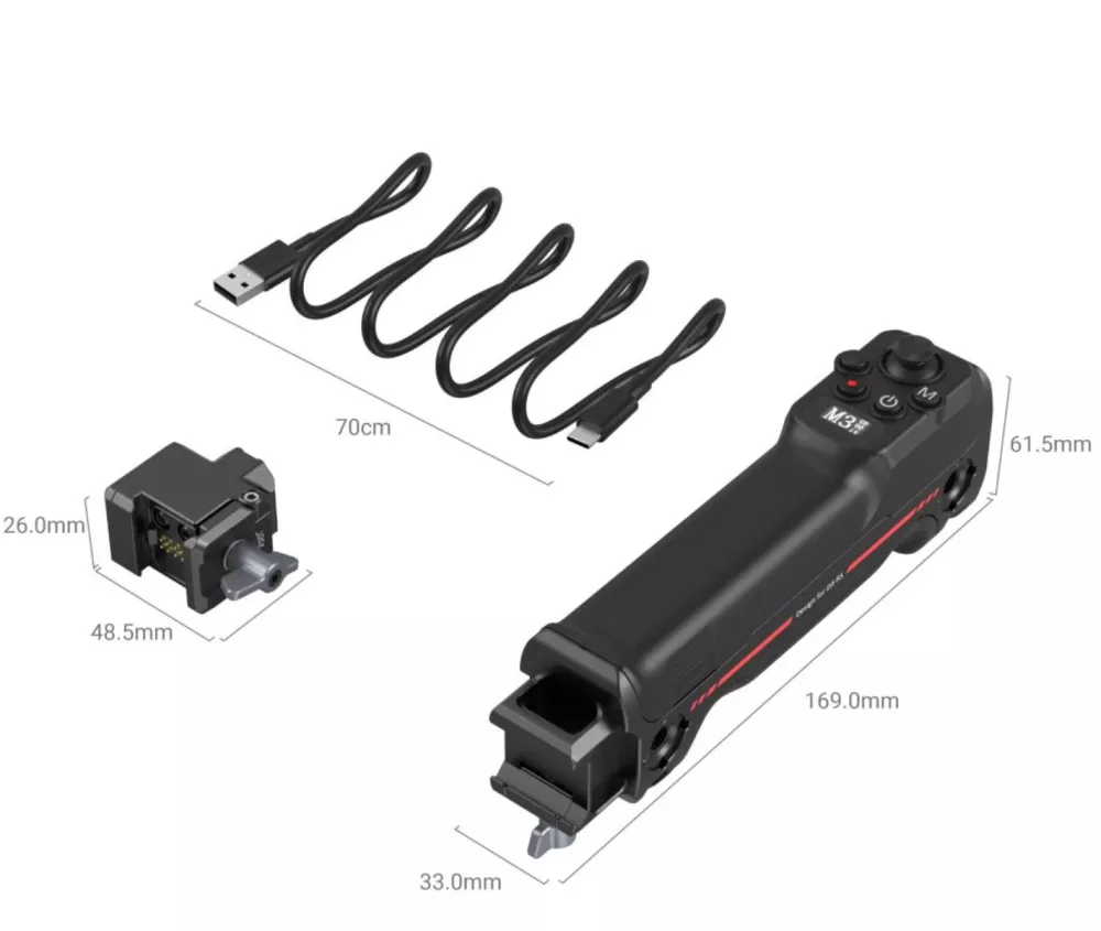 SMALLRIG TRÅDLÖS KONTROLLHANDGREP FÖR DJI RS-SERIEN 3949