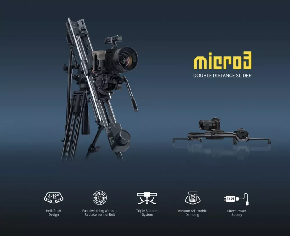 Zeapon Micro3 M700 Double Distance Kamera Slider 77cm