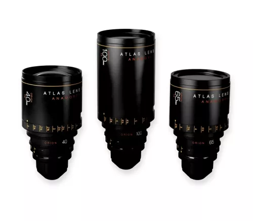Atlas  Anamorphic Cinema Lens Orion Series A Set 40/65/100