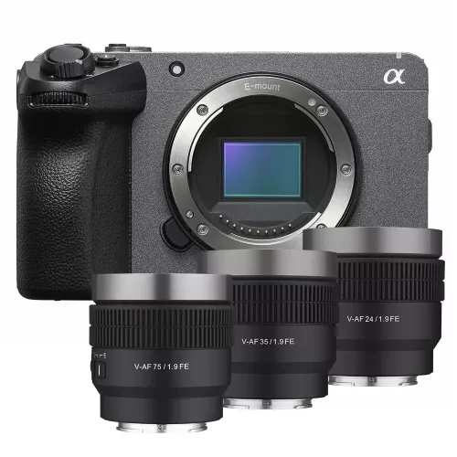Sony FX30 + Samyang V-AF 24mm, 35mm, 75mm T1.9 Kit