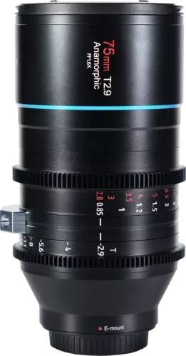 Sirui Venus 75mm T2.9 Fullformat Anamorphic 1,6x Lins