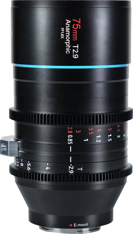 Sirui Venus 75mm T2.9 Full-frame Anamorphic 1.6x Lens