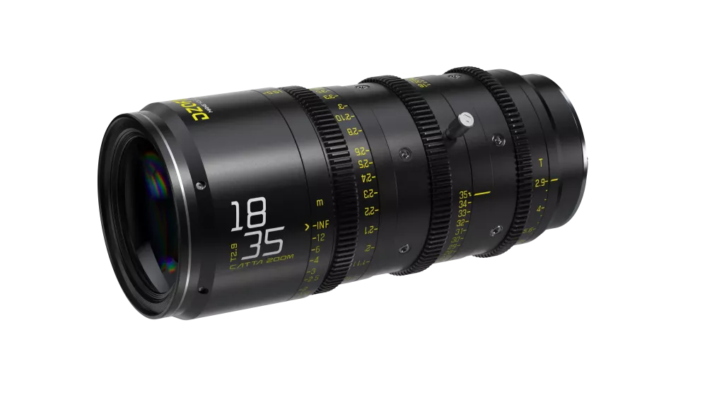 DZOFilm Catta Ace 18-35mm T2.9 Cine Zoom Lins PL/EF Mount Svart