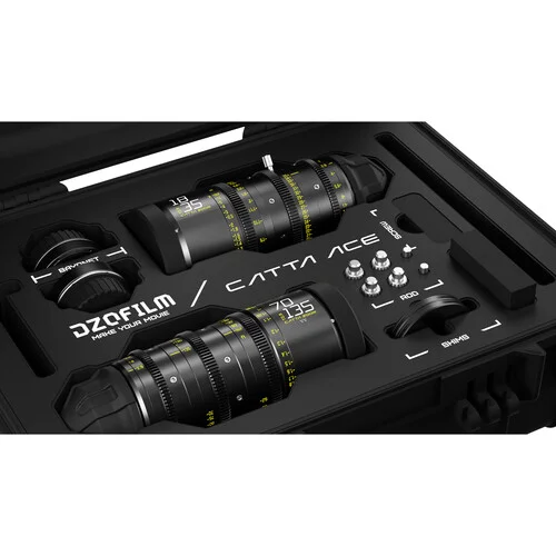 DZOFilm Catta Ace 18-35/70-135mm T2.9 Cine Zoom Lins Kit  PL/EF Svart