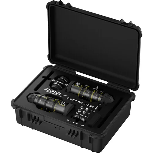 DZOFilm Catta Ace 18-35/70-135mm T2.9 Cine Zoom Lins Kit  PL/EF Svart