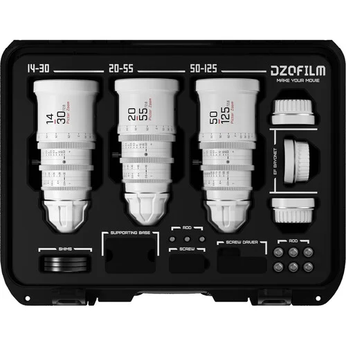 DZOFilm Pictor T2.8 Super35 Zoom 3-Lins Kit (PL & EF Mount) Vit
