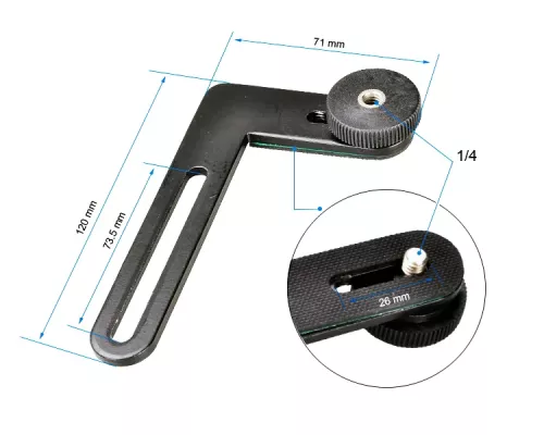L-mount Follow Focus Bracket