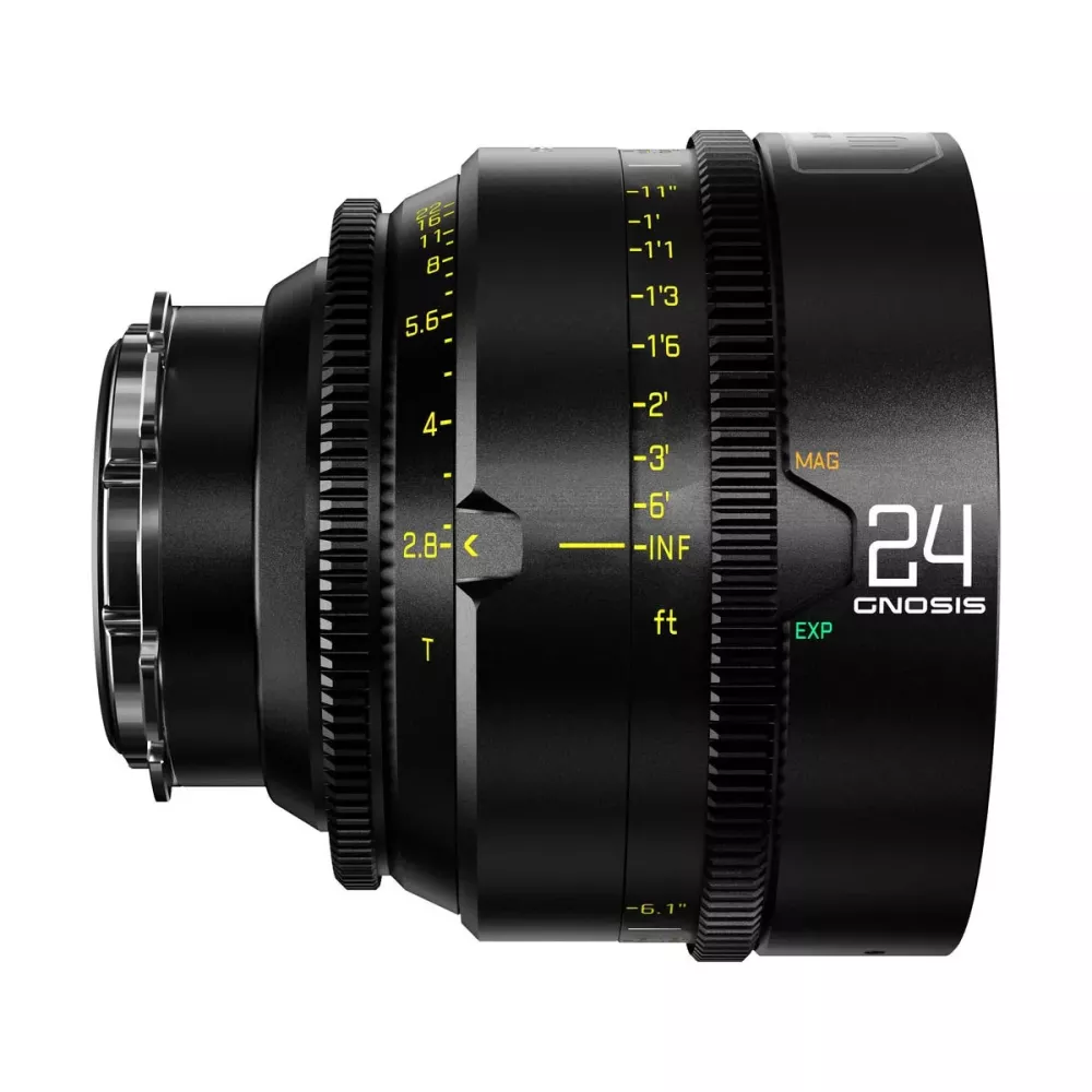DZOFilm 24mm T2.8 Gnosis Macro Prime Lens (LPL med PL & EF Mounts, Metric)