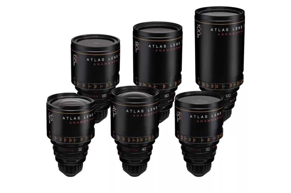 Atlas  Anamorphic Cinema Lins Orion Series 6-Lens Set 32/40/50/65/80/100