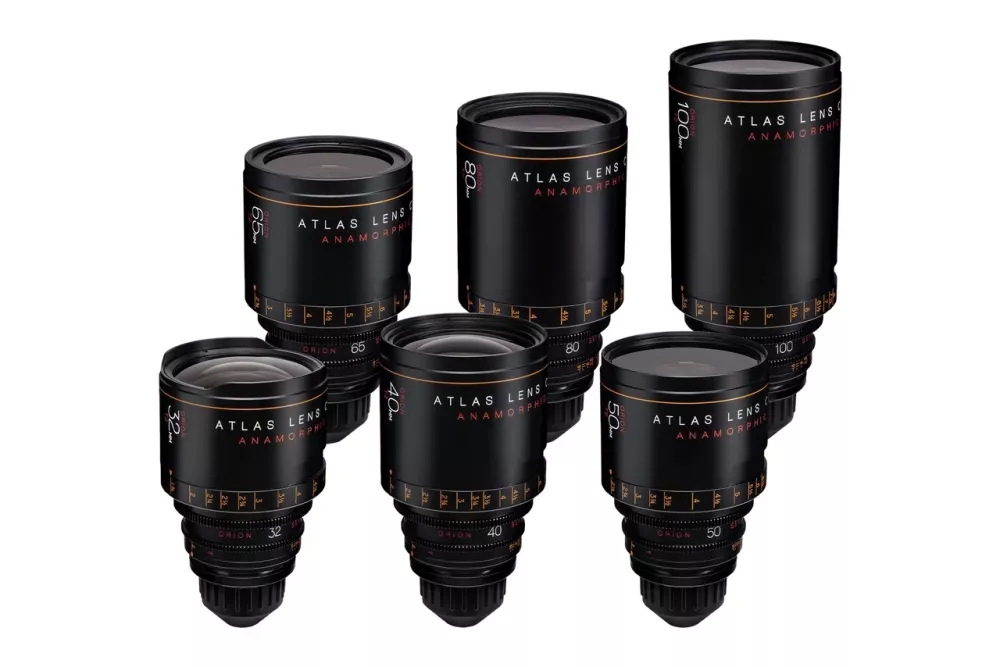 Atlas  Anamorphic Cinema Lins Orion Series 6-Lens Set 32/40/50/65/80/100