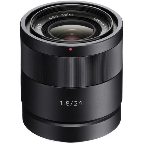 SONY Sonnar T* E 24mm F1.8 ZA With UV- Filter E-mount Lens- Used Unit