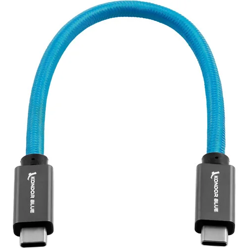 Kondor Blue USB-C 3.1 Gen 2 Cable 21cm