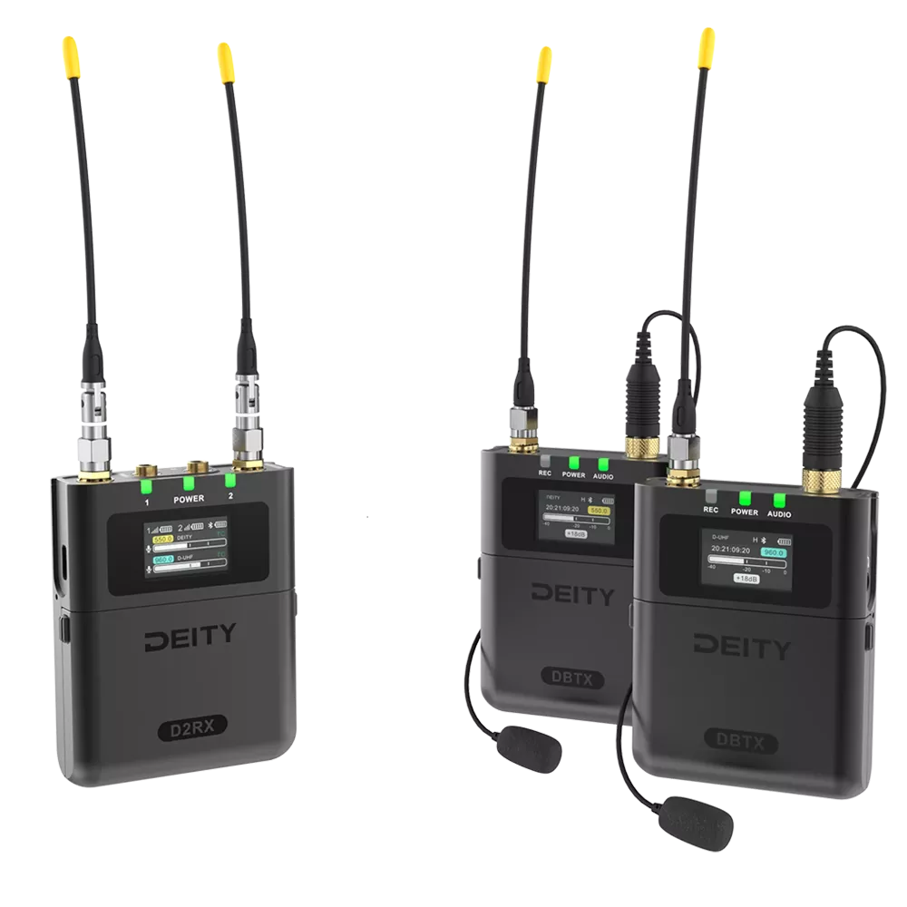 Deity THEOS Digital Wireless 2ch Lavalier Microphone System Kit (Global version)
