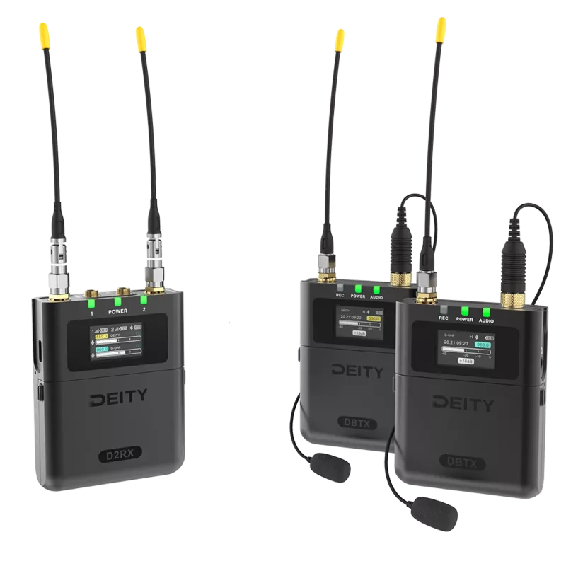 Deity THEOS Digital Wireless 2ch Lavalier Microphone System Kit (Global version)