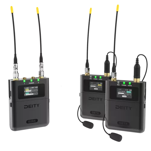Deity THEOS Digital Wireless 2ch Lavalier Microphone System Kit (Global version)
