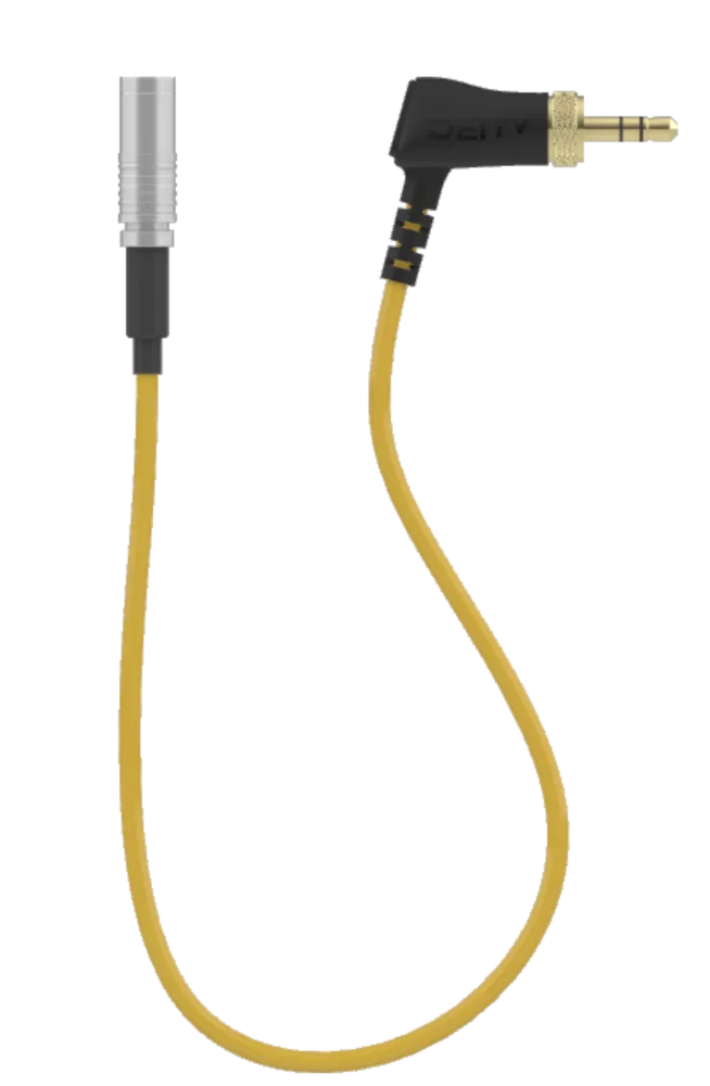 Deity C19 3.5mm Locking TRS to Din 1.0/2.3 Timecode Cable for Canon R5 C