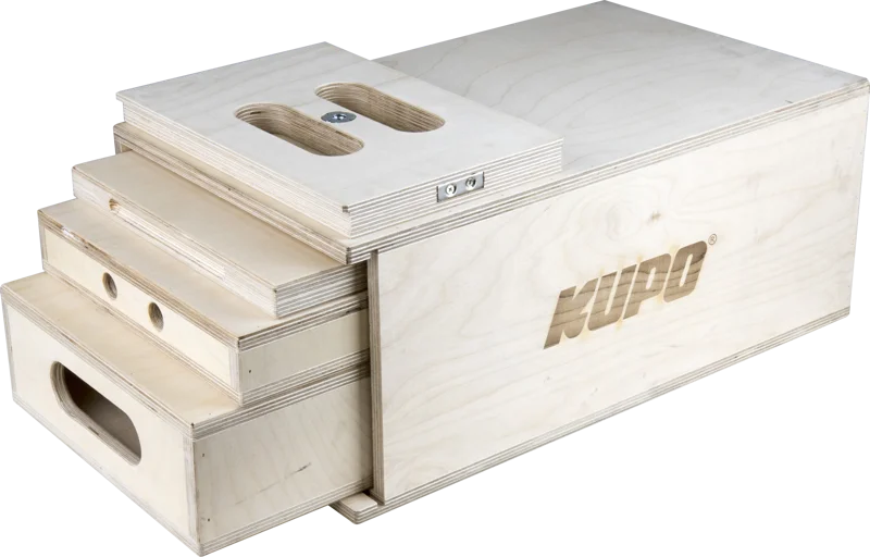 KUPO KAB-41K 4-1 Nesting Apple Box Set Pancake, Quarter, Half&Full Apple Box