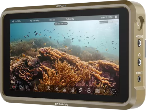 Ninja, 5-inch, 1000nit HDR monitor-recorder for DSLR and mirrorless cameras