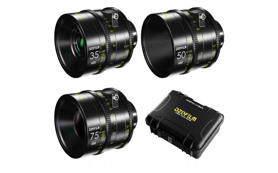 DZOFilm VESPID Cyber Full Frame 3-Lins Kit (35/50/75mm)