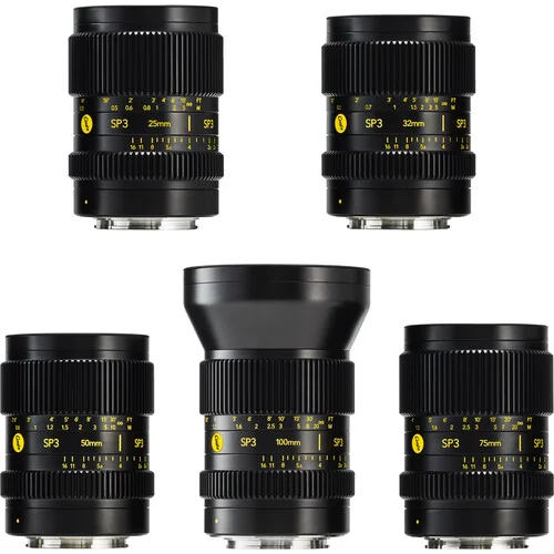 Cooke SP3 Cine  Prime  5-Lens  Set