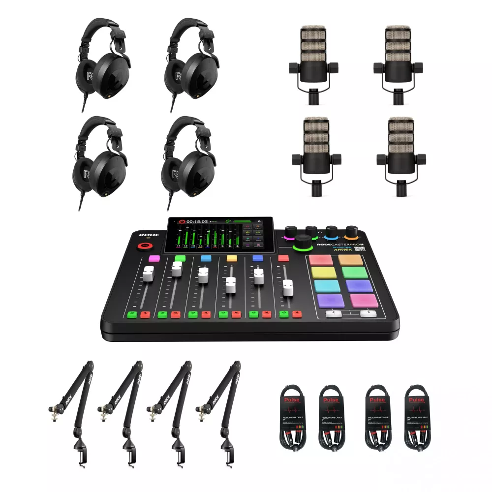 RØDE RODE Rodecaster Pro II Bundle 4