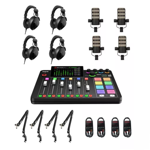 RØDE RODE Rodecaster Pro II Bundle 4