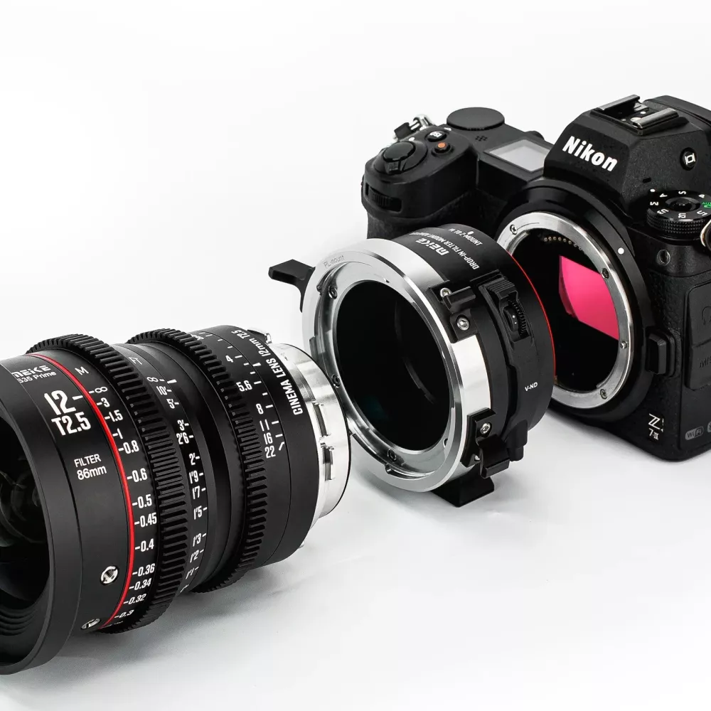 Meike Drop-in Filter Mount Adapter for PL Till L Mount Cine Lens