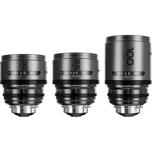 DZOFILM Pavo T2.1  2x Anamorphic Cine Prime  3-lens set 28/40/75mm - PL&EF mount