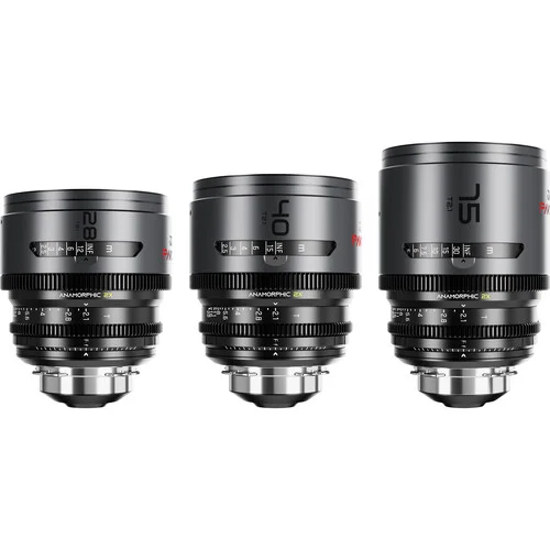 DZOFILM Pavo T2.1  2x Anamorphic Cine Prime  3-lens set 28/40/75mm - PL&EF mount