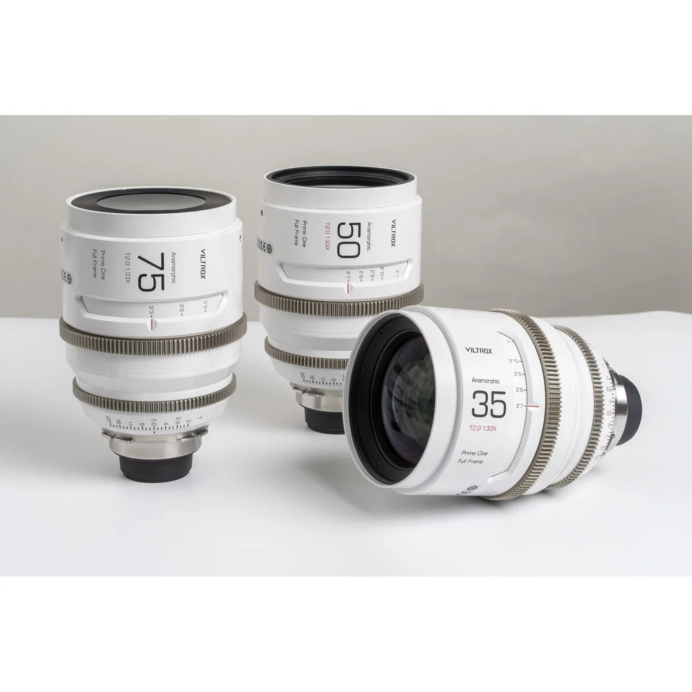 Viltrox EPIC T2 1.33x Full-Frame Anamorphic 3-Lens Set