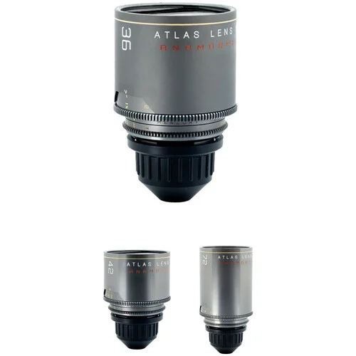 Atlas Lens Co. Mercury 3-lenskit 36/42/72mm T2.2 1.5x Anamorphic Prime Lens (PL-mount)