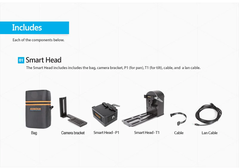 Konova Panorointipää Smart Head