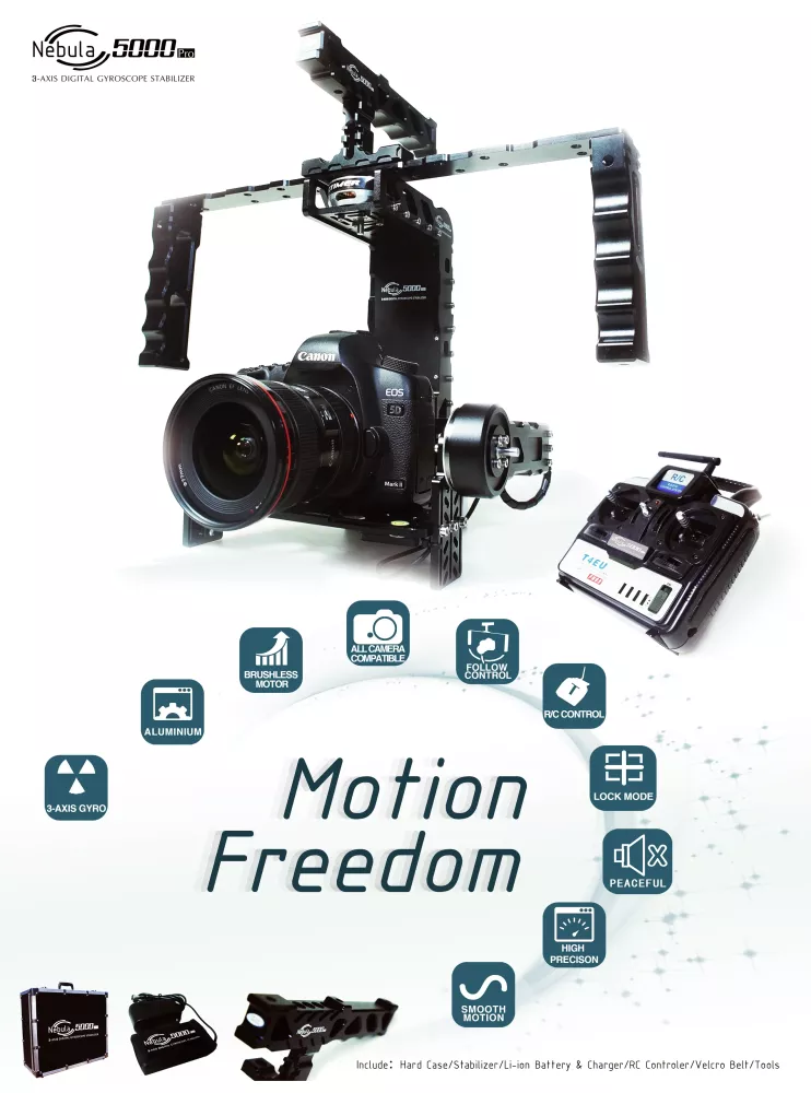 Nebula 5000 Pro  3-AXIS Gyro Stabilizer