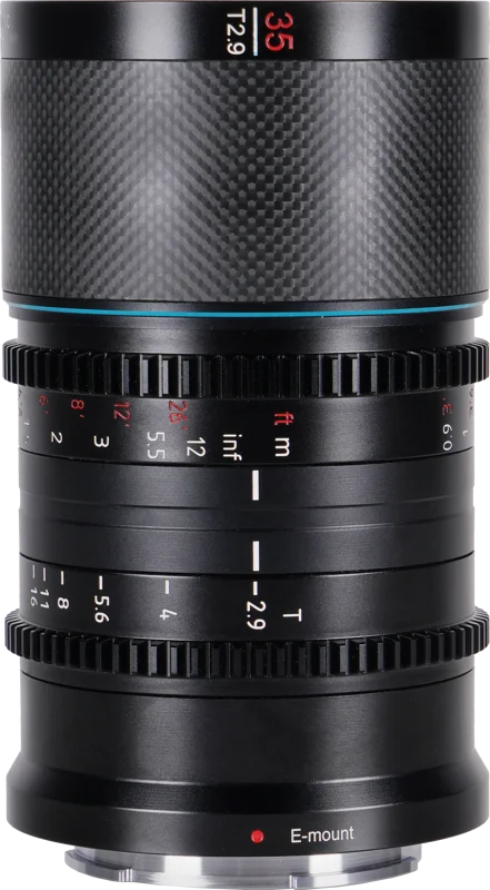 Sirui Anamorphic Lens Saturn 35mm T2.9 1.6x Carbon Fiber Full Frame