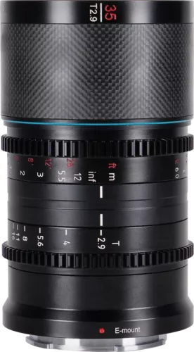 Sirui Anamorphic Lens Saturn 35mm T2.9 1.6x Carbon Fiber Full Frame