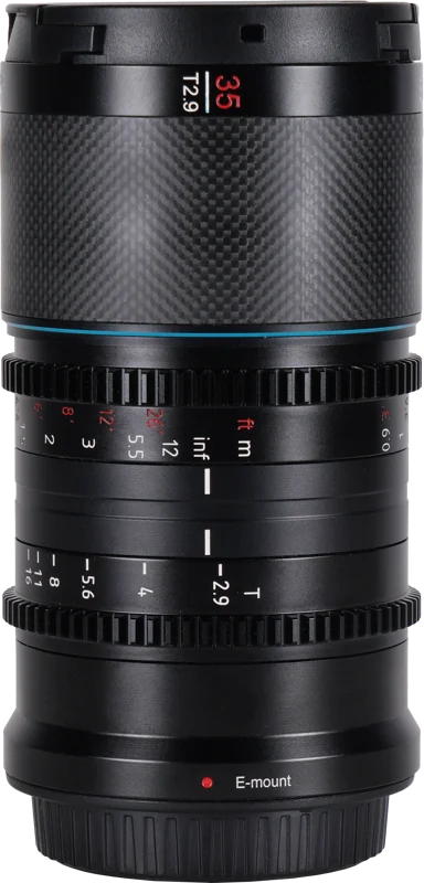 Sirui Anamorphic Lens Saturn 35mm T2.9 1.6x Carbon Fiber Full Frame