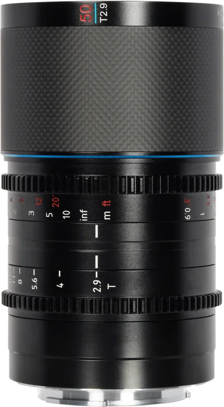 Sirui Anamorphic Lens Saturn 50mm T2.9 1.6x Carbon Fiber Full Frame