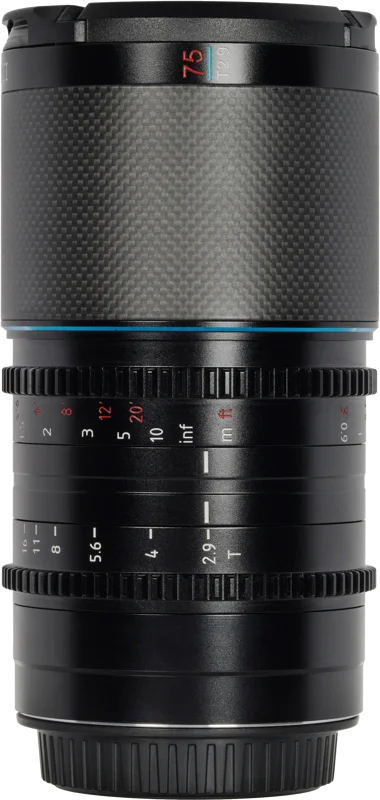 Sirui Anamorphic Lens Saturn 75mm T2.9 1.6x Carbon Fiber Full Frame