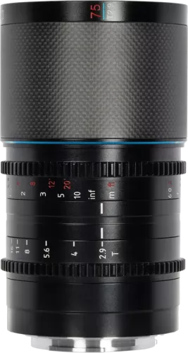 Sirui Anamorphic Lens Saturn 75mm T2.9 1.6x Carbon Fiber Full Frame