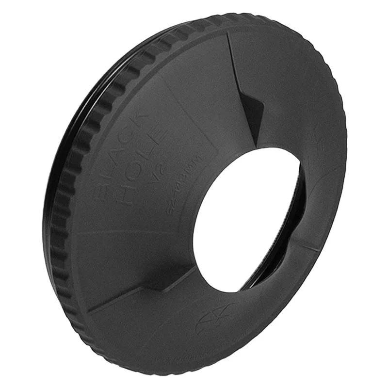 Bright Tangerine Black Hole Rubber Donut (143mm)