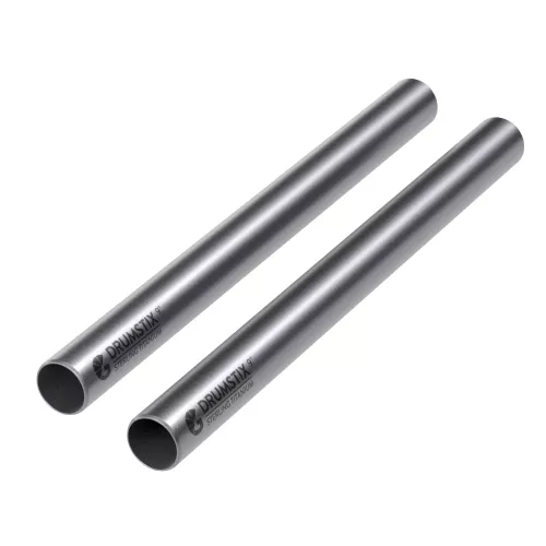 Bright Tangerine Drumstix 19mm Titanium Support Rods - 9" Pair (22.8cm)