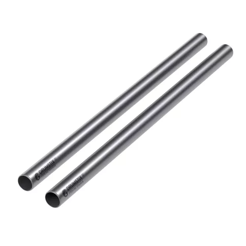Bright Tangerine Drumstix 19mm Titanium Support Rods - 15" Pair (38.1cm)