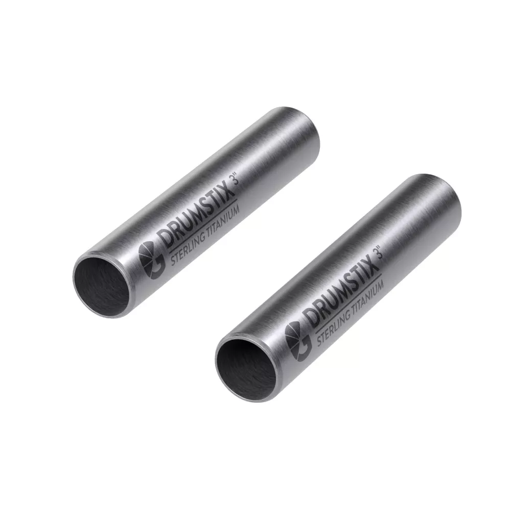 Bright Tangerine Drumstix 15mm Titanium Support Rods - 3" Pair (7.6cm)